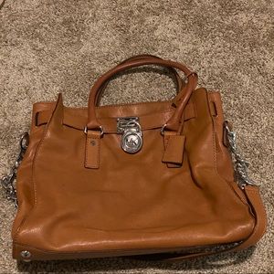 Michael Kors brown medium tote bag